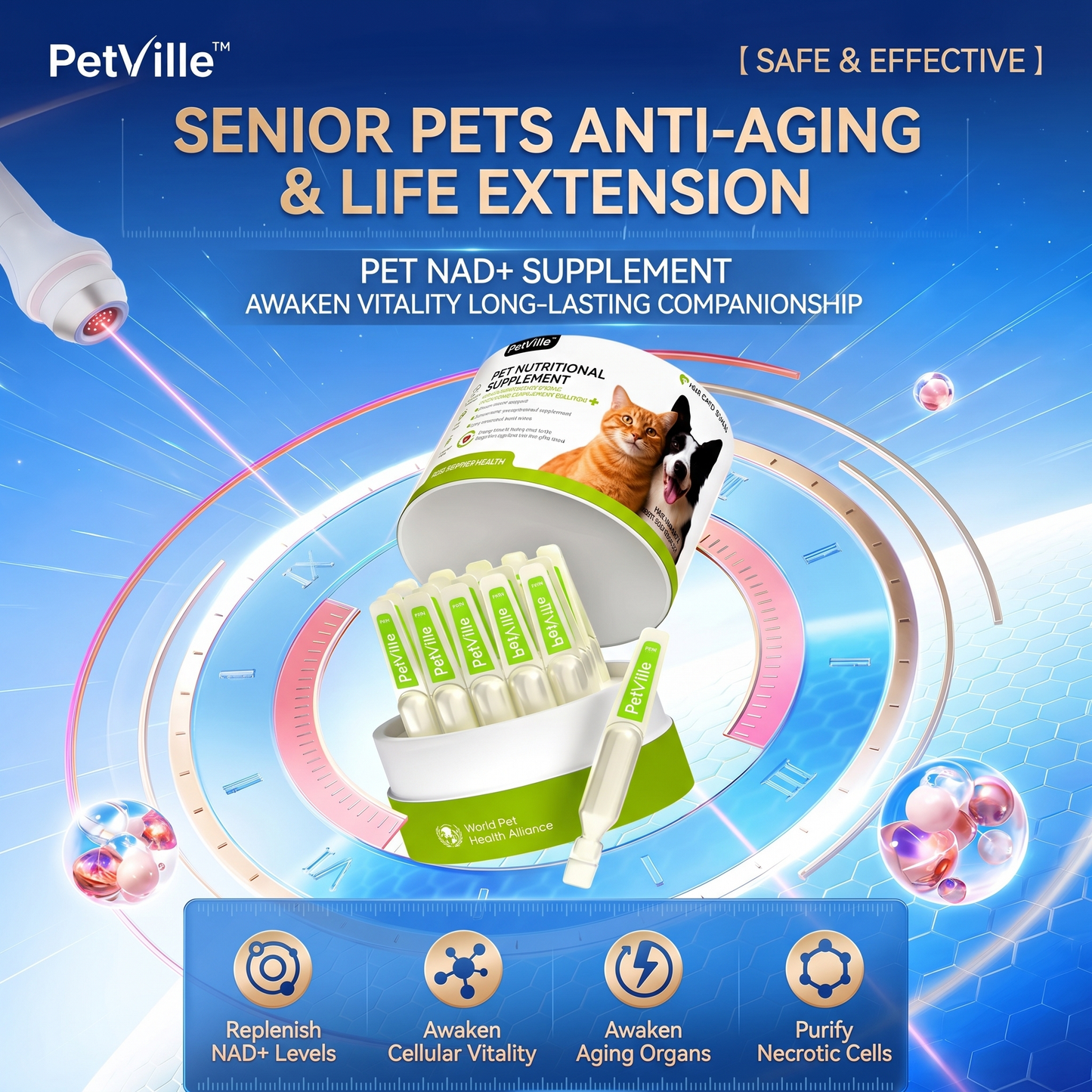 PetVille NAD Taurine Supplement
